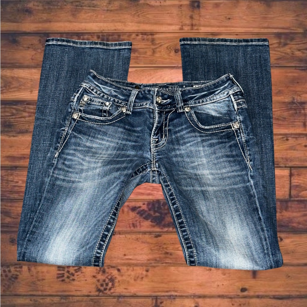 Miss Me Blue Bootcut Jeans